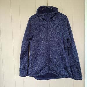 Mountain Warehouse Size 10 Blue Softshell Faux Fur Fleece Lined Sweater Jacket